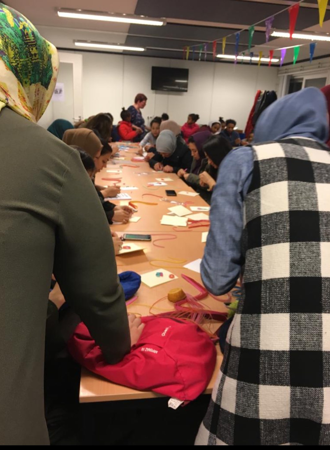 Internationale Vrouwendag op het AZC